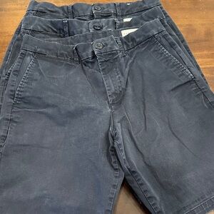 GAP Dark Blue 10" Shorts all 3 pair waist 29 MENS